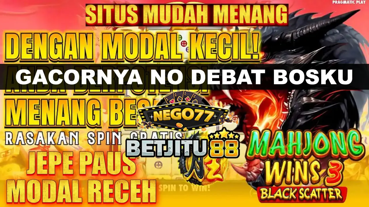 Fenomena Baru! Aldi Setiawan Montir Bengkel Rumahan Deposit Rp30.780 Buka Rahasia Scatter Mahjong Ways 2 NEGO77 dan Raih Rp265.740.000!